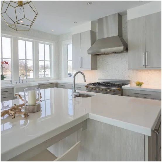 Nano White modular kitchen countertop application